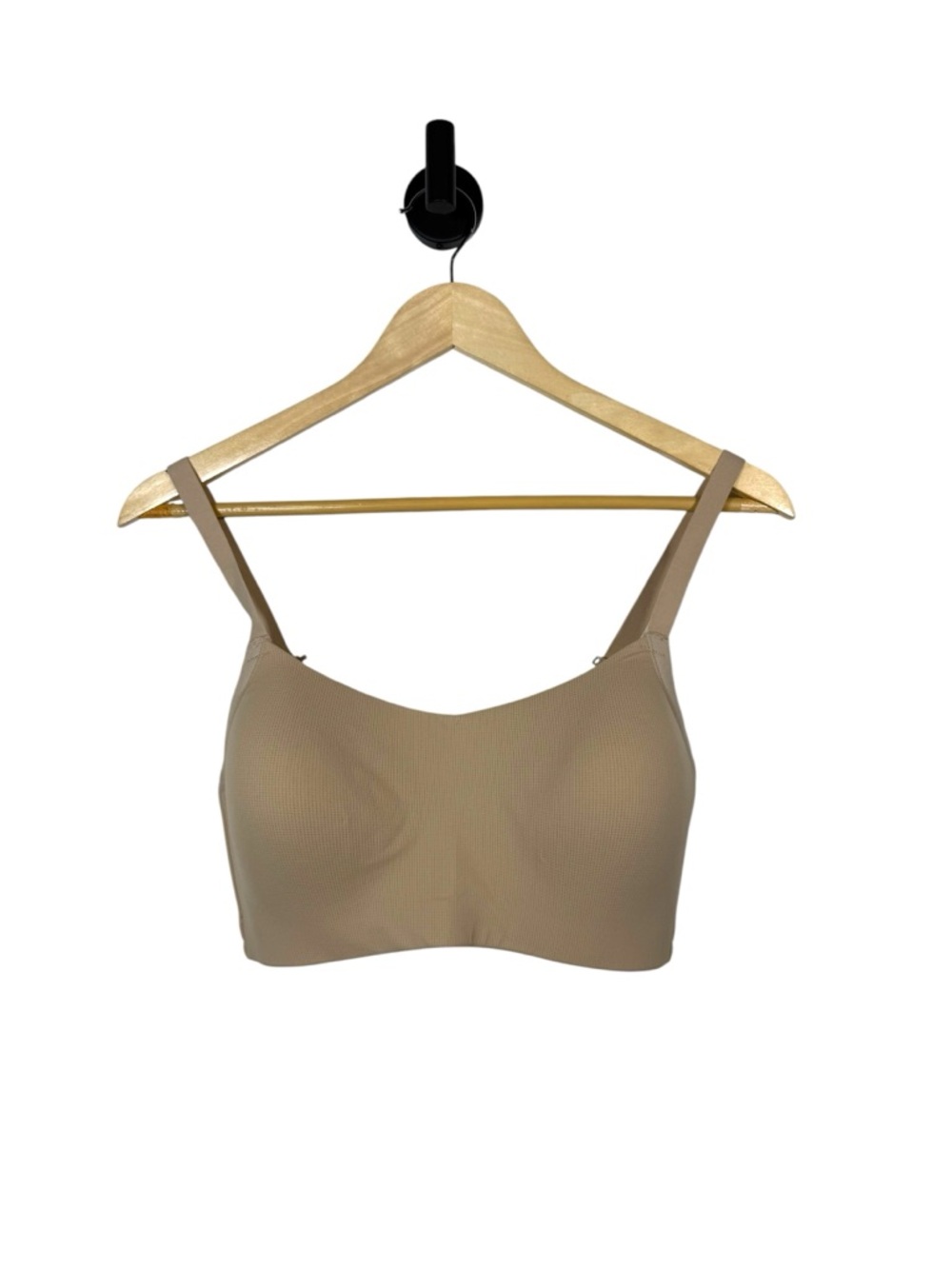 Natori 36D Convertible Strap Bra Beige Wireless Comfort Everyday Bra